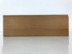 Japanese Wooden Lidded Pottery Storage Box Inside 27.3x20.6x8.5cm Brown X180