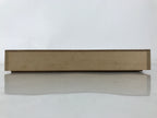 Japanese Wooden Lidded Pottery Storage Box Inside 28.3x18.2x2.6cm Brown X210