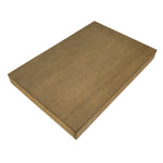 Japanese Wooden Lidded Pottery Storage Box Inside 28.3x18.2x2.6cm Brown X210