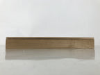 Japanese Wooden Lidded Pottery Storage Box Inside 28.3x7.5x2.9cm Brown X195