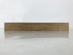 Japanese Wooden Lidded Pottery Storage Box Inside 28.3x7.5x2.9cm Brown X195