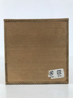 Japanese Wooden Lidded Pottery Storage Box Inside 31.5x13.5x13.5cm Brown X169