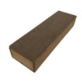 Japanese Wooden Lidded Pottery Storage Box Inside 32.6x9.4x4.8cm Brown X199
