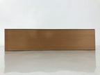 Japanese Wooden Lidded Pottery Storage Box Inside 38.4x10.2x8.9cm Brown X170