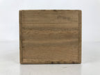 Japanese Wooden Lidded Pottery Storage Box Inside 38x8.5x7cm Brown X186