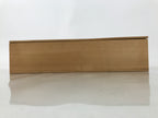 Japanese Wooden Lidded Pottery Storage Box Inside 45x10x10cm Brown X217