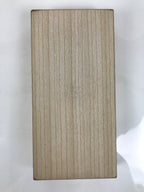 Japanese Wooden Lidded Storage Box Inside 28.3x13x1.8cm Incense Brown X227