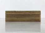 Japanese Wooden Lidded Storage Box Inside 28.3x13x1.8cm Incense Brown X227