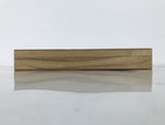 Japanese Wooden Lidded Storage Box Inside 28.3x13x1.8cm Incense Brown X227
