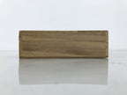 Japanese Wooden Lidded Storage Box Inside 28.3x13x1.8cm Incense Brown X227