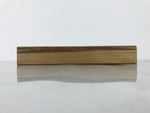Japanese Wooden Lidded Storage Box Inside 28.3x13x1.8cm Incense Brown X227
