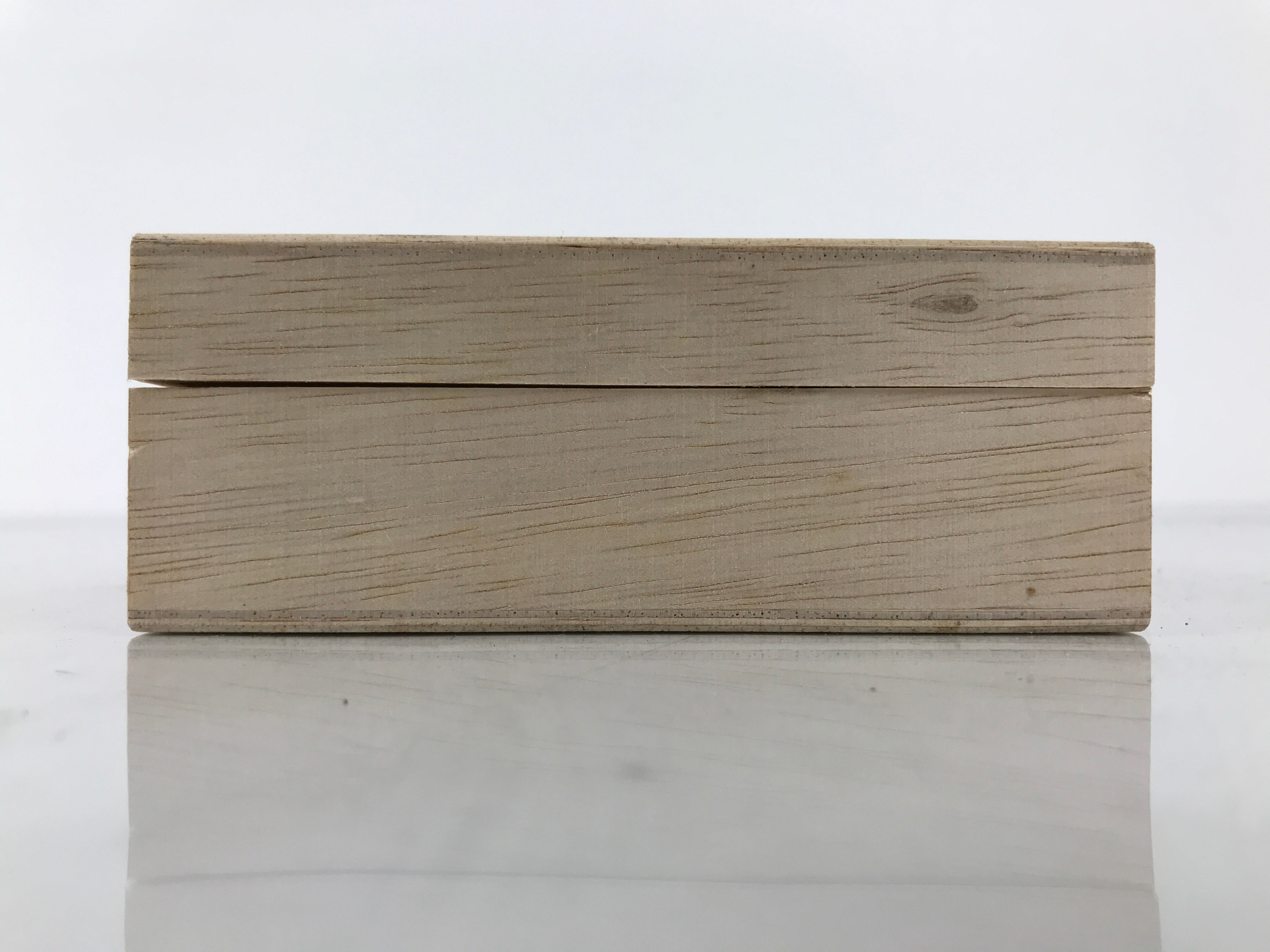 Japanese Wooden Lidded Storage Box Inside 30.8x10.7x3.2cm Incense Brown X220