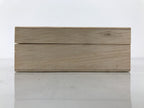 Japanese Wooden Lidded Storage Box Inside 30.8x10.7x3.2cm Incense Brown X220