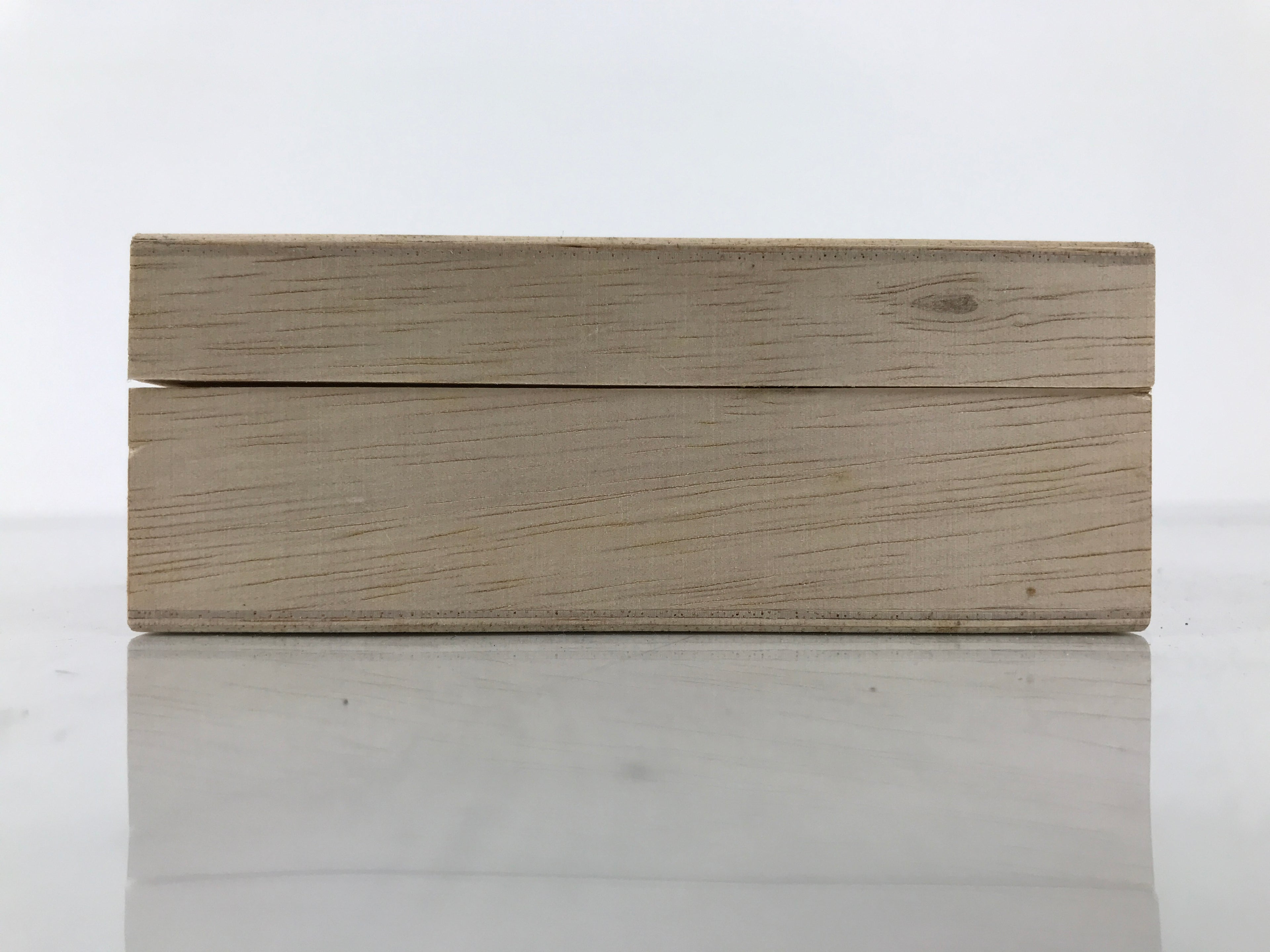 Japanese Wooden Lidded Storage Box Inside 30.8x10.7x3.2cm Incense Brown X220