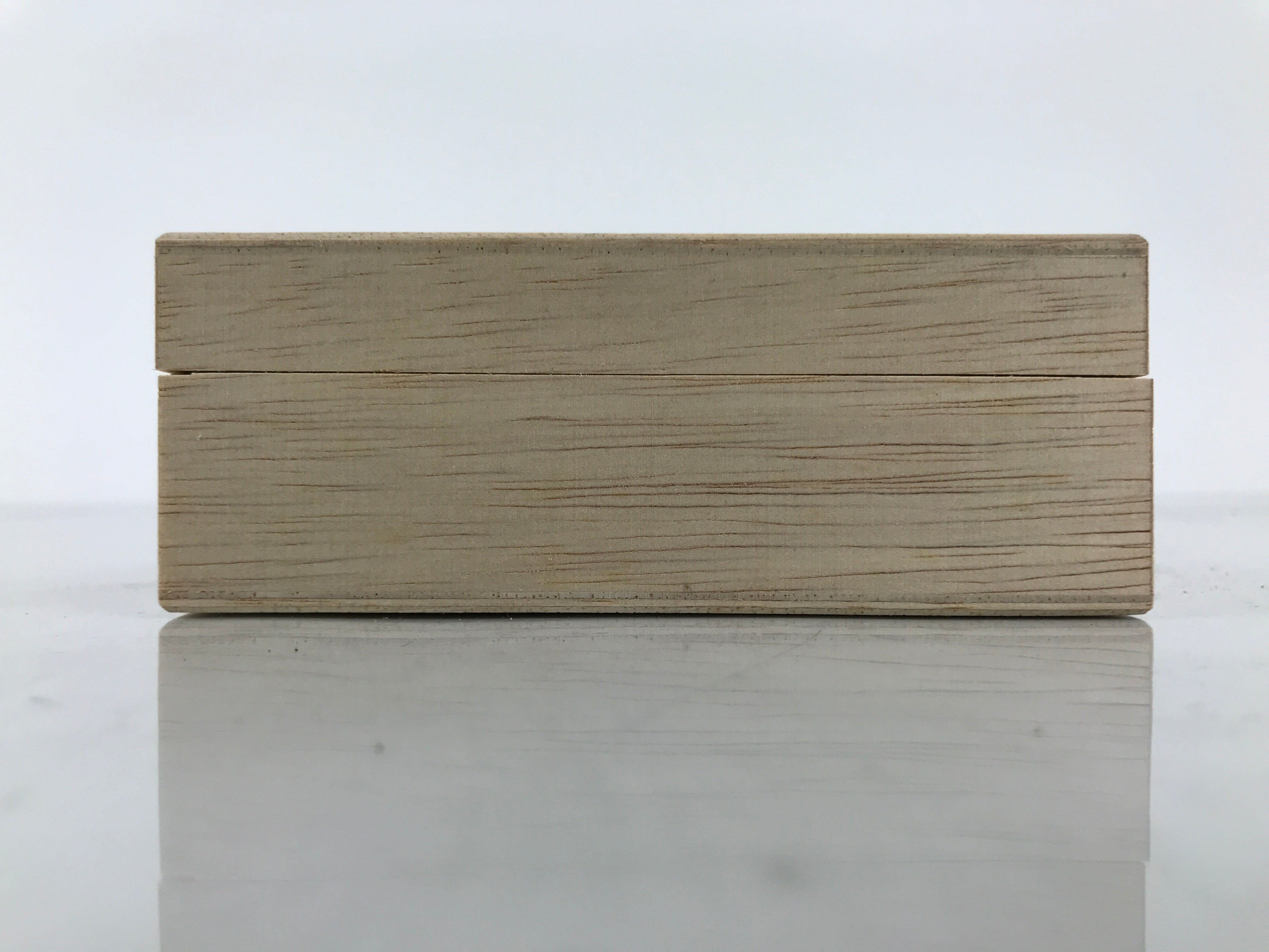 Japanese Wooden Lidded Storage Box Inside 30.8x10.7x3.2cm Incense Brown X220