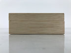 Japanese Wooden Lidded Storage Box Inside 30.8x10.7x3.2cm Incense Brown X220
