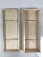 Japanese Wooden Lidded Storage Box Inside 30.8x10.7x3.2cm Incense Brown X220