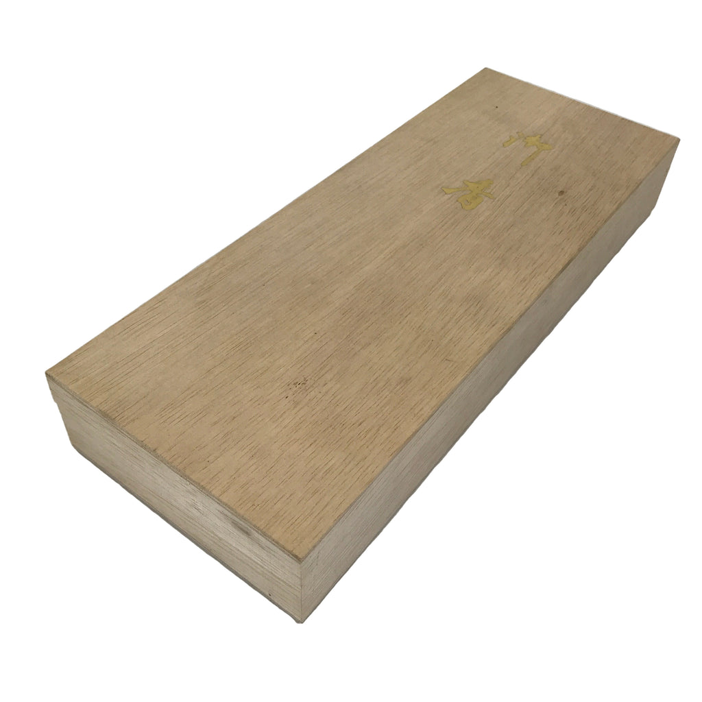 Japanese Wooden Lidded Storage Box Inside 30.8x10.7x3.2cm Incense Brown X220