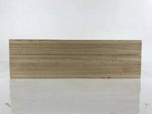 Japanese Wooden Lidded Storage Box Inside 39.5x39.5x7cm Paulownia Kiri X109