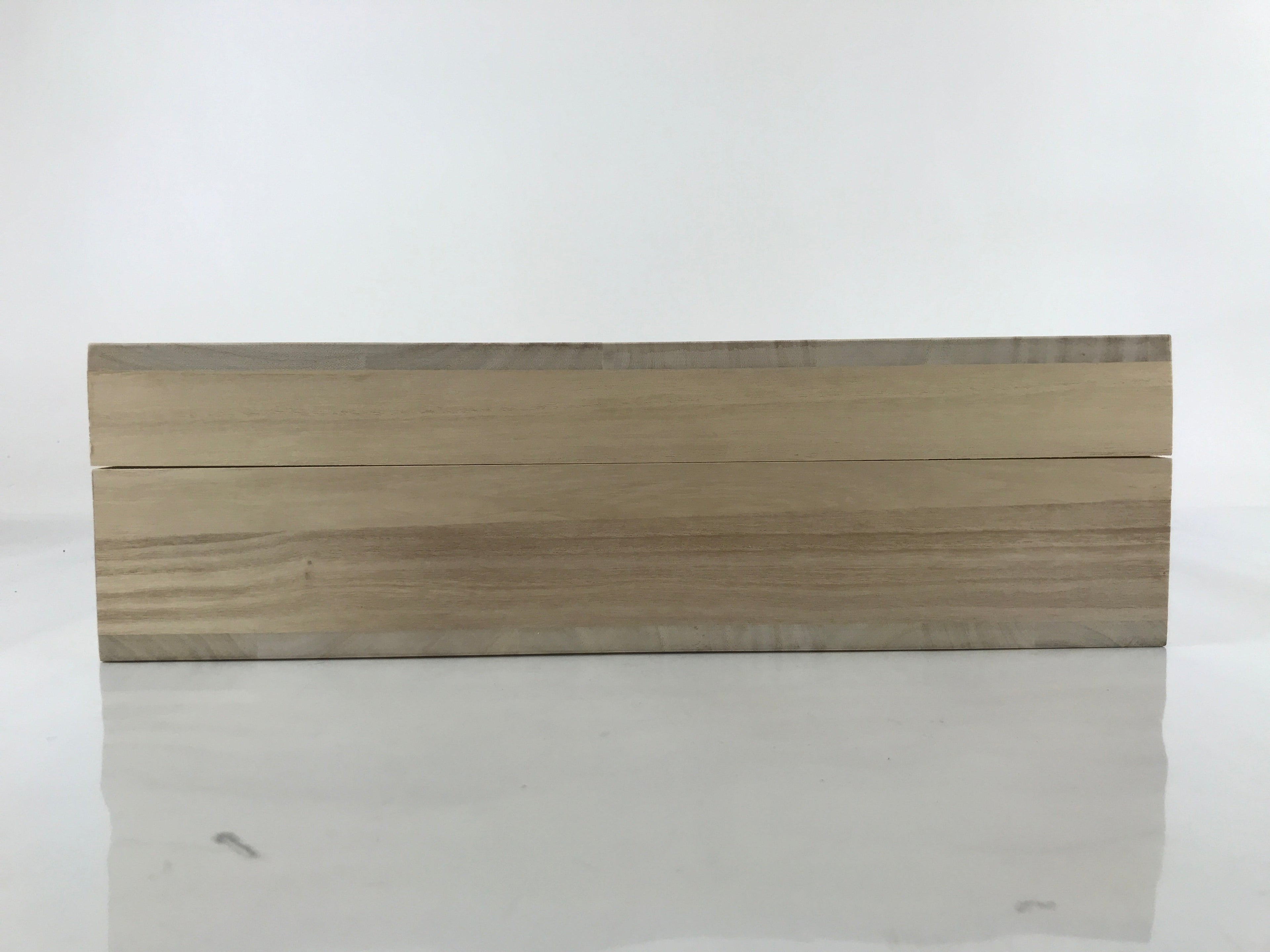 Japanese Wooden Lidded Storage Box Inside 39.5x39.5x7cm Paulownia Kiri X109