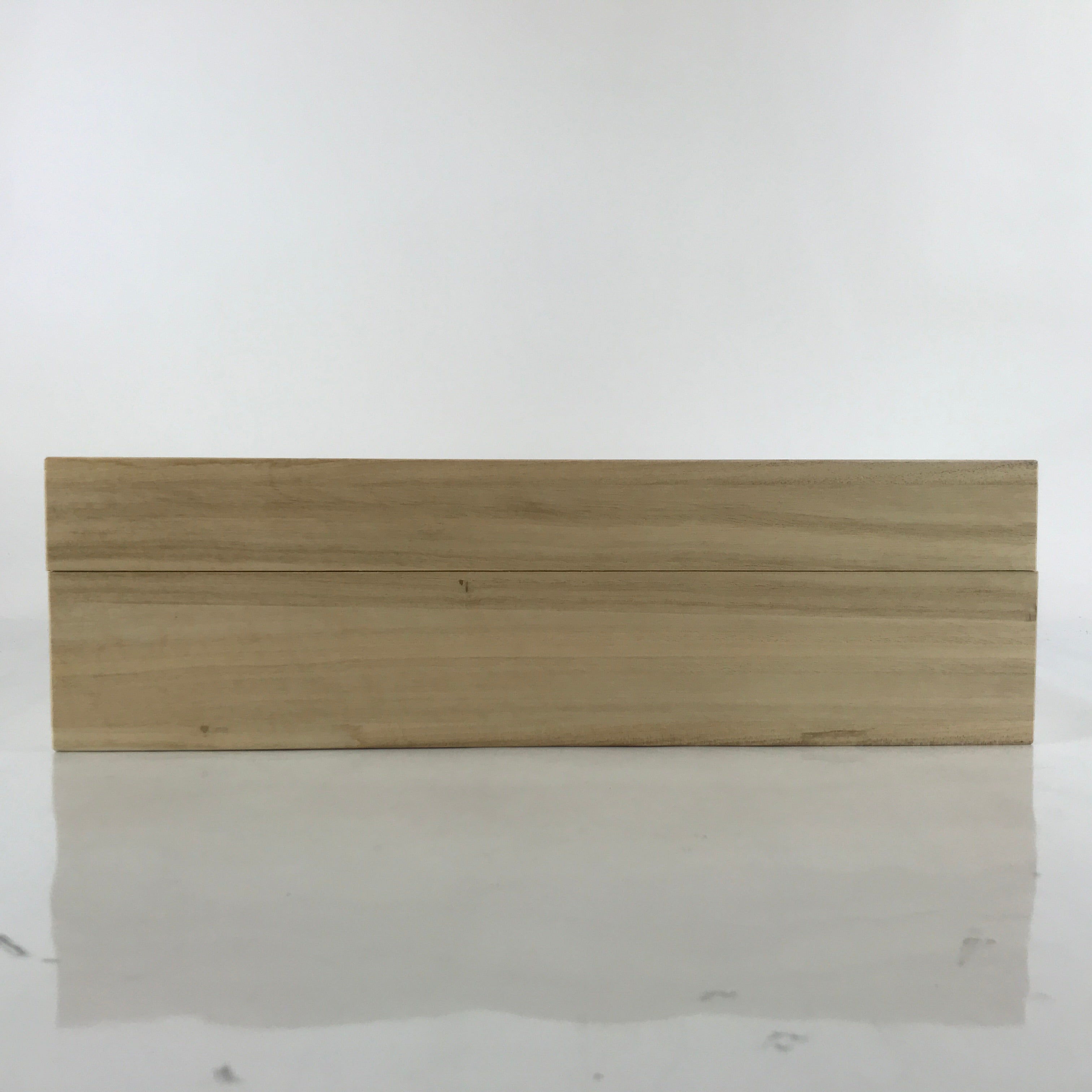 Japanese Wooden Lidded Storage Box Inside 39.5x39.5x7cm Paulownia Kiri X110
