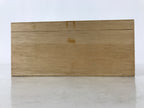 Japanese Wooden Lidded Storage Pottery Box Inside 23.8x19.7x8.7cm Brown X145