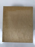 Japanese Wooden Lidded Storage Pottery Box Inside 23.8x19.7x8.7cm Brown X145