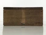 Japanese Wooden Lidded Storage Storage Box Inside 9.6x9.5x3.5cm Brown X172