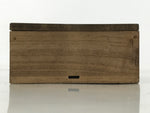 Japanese Wooden Lidded Storage Storage Box Inside 9.6x9.5x3.5cm Brown X172