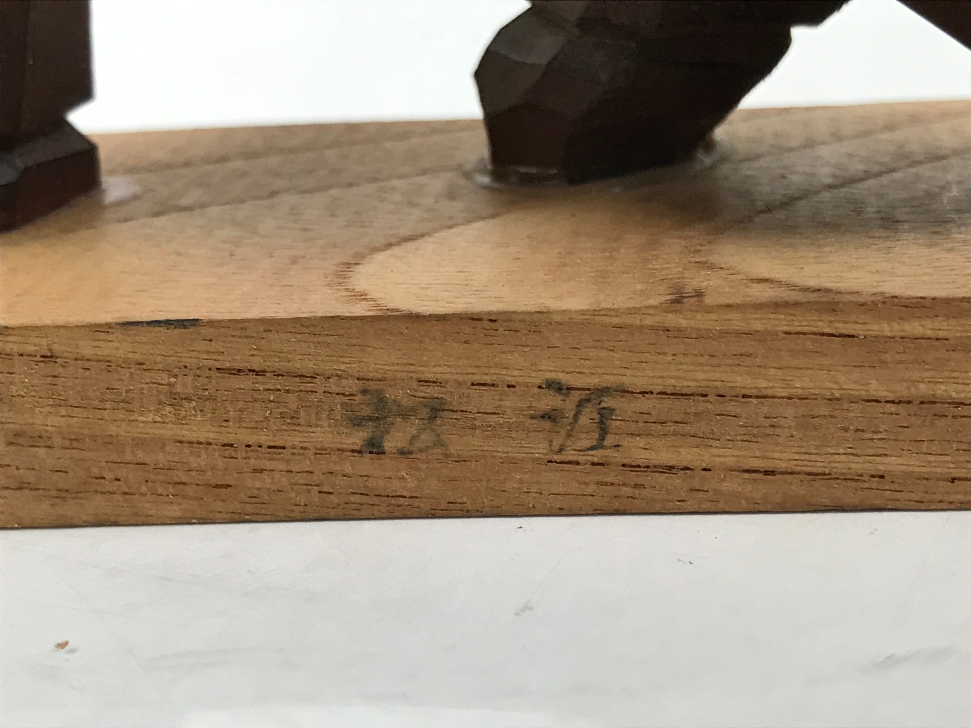 Japanese Wooden Loach Fish Scooping Figurine Statue Vtg Souvenir Folk Craft ST70