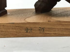 Japanese Wooden Loach Fish Scooping Figurine Statue Vtg Souvenir Folk Craft ST70