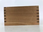 Japanese Wooden Measuring Cup Vtg Masu Decoration Square Box Blank Thick X215