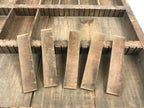 Japanese Wooden Metal Stamp Storage Tray Vtg Organizer Inside 42.5x30.5x2cm X54