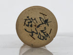Japanese Wooden Naruko Kokeshi Doll Vtg Black Red Brown Traditional Craft KF836