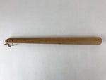 Japanese Wooden Pestle Surikogi Vtg Large Suribachi Grinder Stick Brown JK613