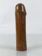 Japanese Wooden Phallic Amulet Vtg Tagata Shrine Folk Craft Hounen Matsuri ST45