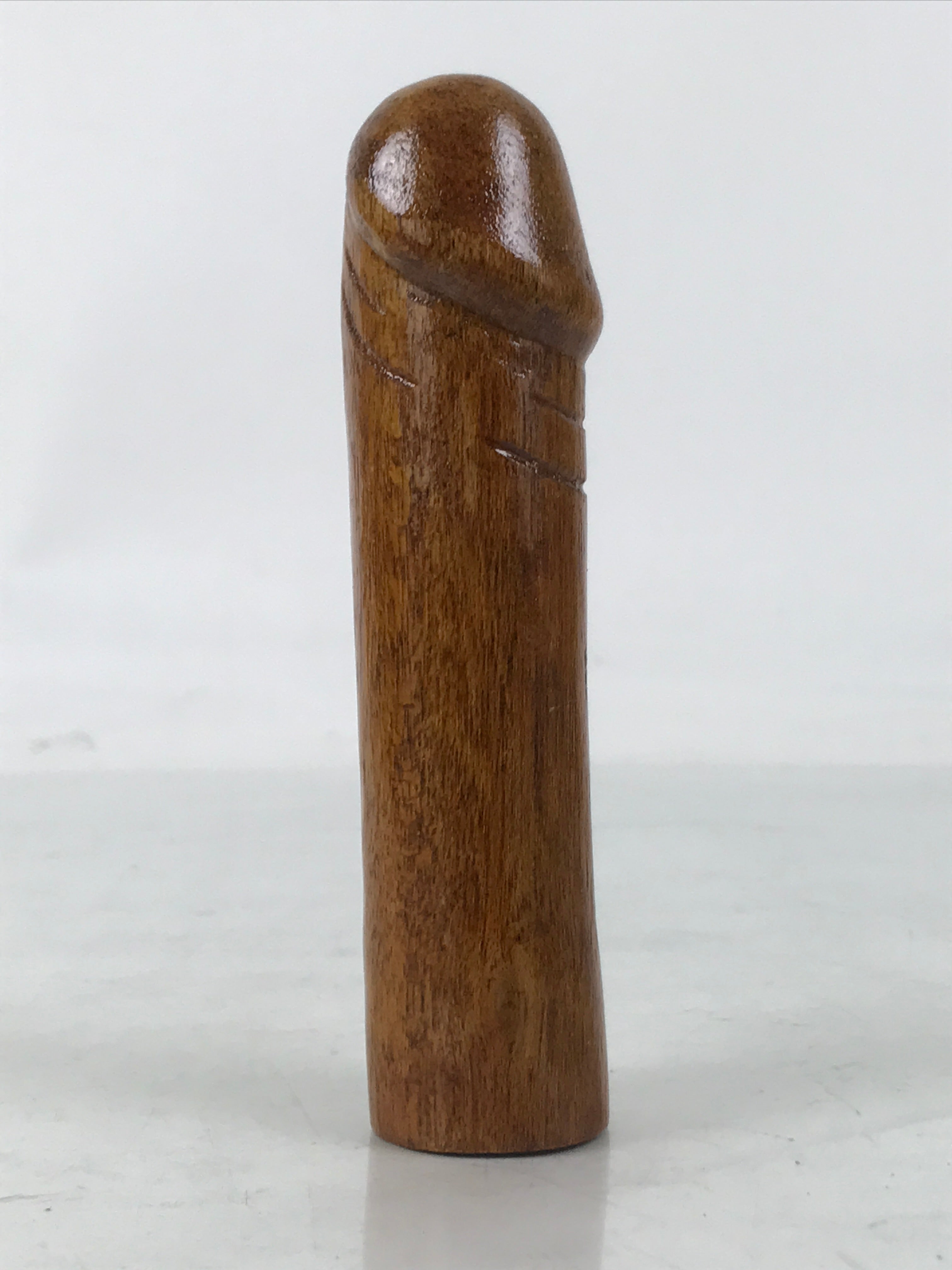 Japanese Wooden Phallic Amulet Vtg Tagata Shrine Folk Craft Hounen Matsuri ST45