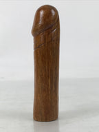 Japanese Wooden Phallic Amulet Vtg Tagata Shrine Folk Craft Hounen Matsuri ST45