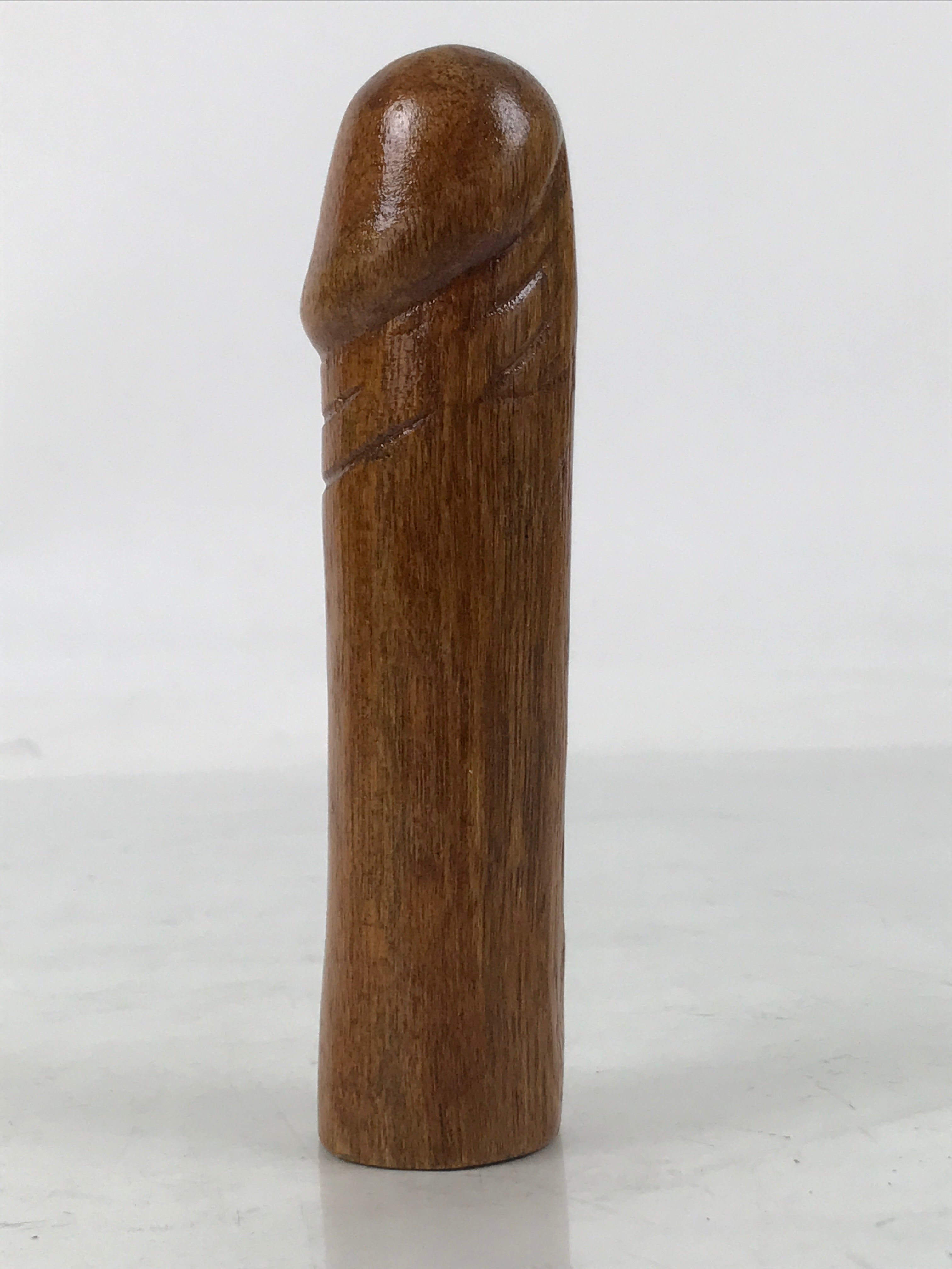Japanese Wooden Phallic Amulet Vtg Tagata Shrine Folk Craft Hounen Matsuri ST45