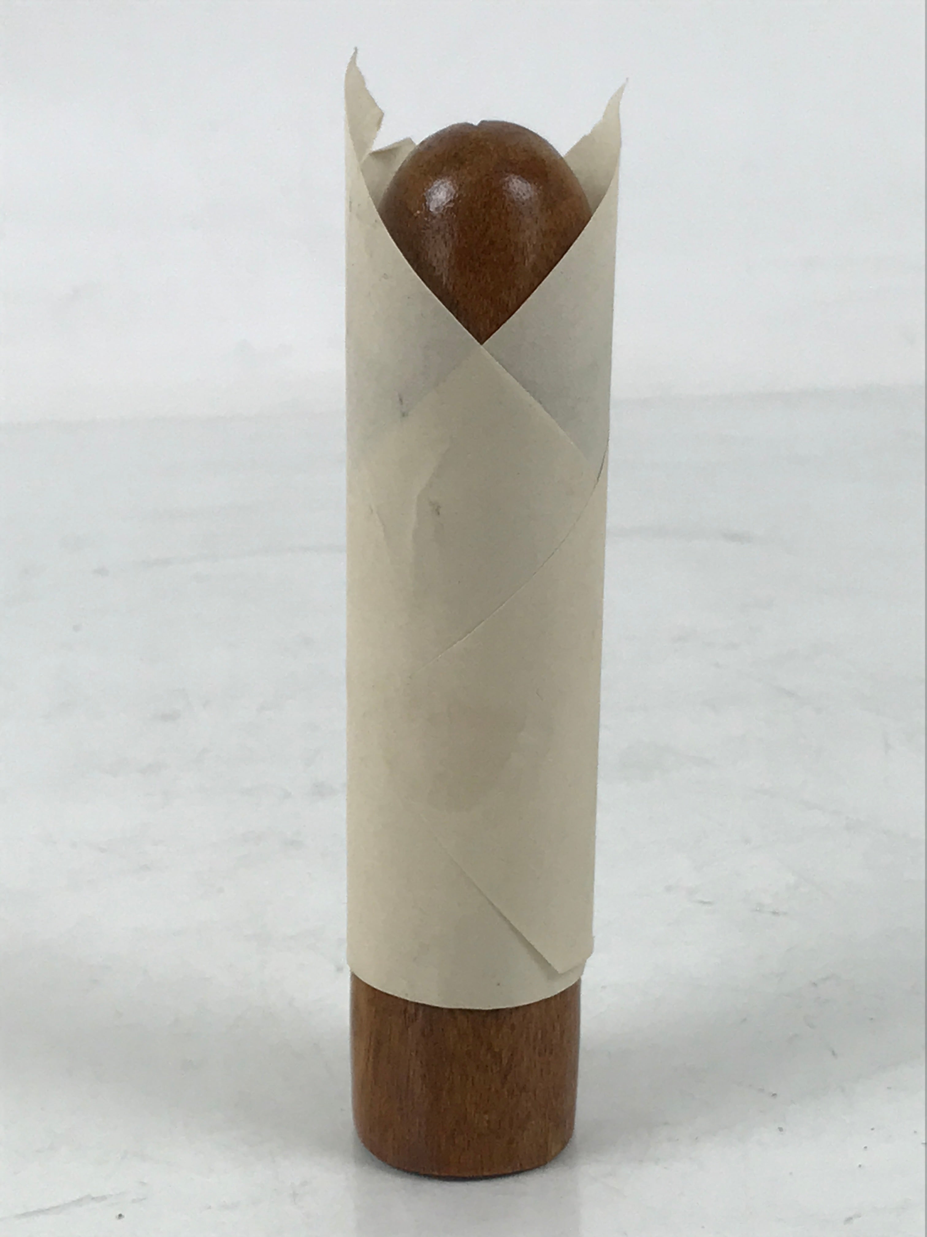 Japanese Wooden Phallic Amulet Vtg Tagata Shrine Folk Craft Hounen Matsuri ST45
