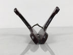 Japanese Wooden Plate Stand Picture Frame Stand Display Vtg Saratate Brown JK938