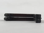 Japanese Wooden Plate Stand Picture Frame Stand Vtg Display Saratate Brown JK538