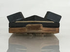 Japanese Wooden Red Shishi Lion Head Castanets Handle Vtg Local Toys Folk Art JK