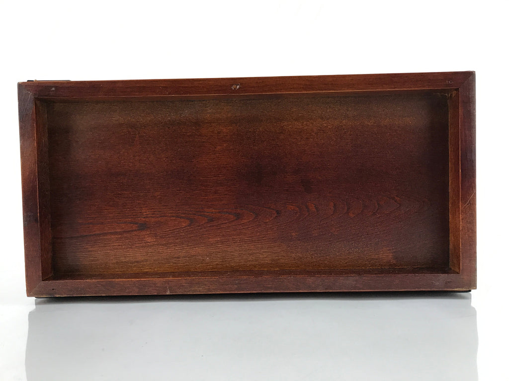 Japanese Wooden Sendai Tansu Storage Chest Vtg Doors Trinket Box 7 Drawers T373