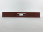 Japanese Wooden Serving Tray Vtg Large Obon Makie Kiri Paulownia Flowers UR989
