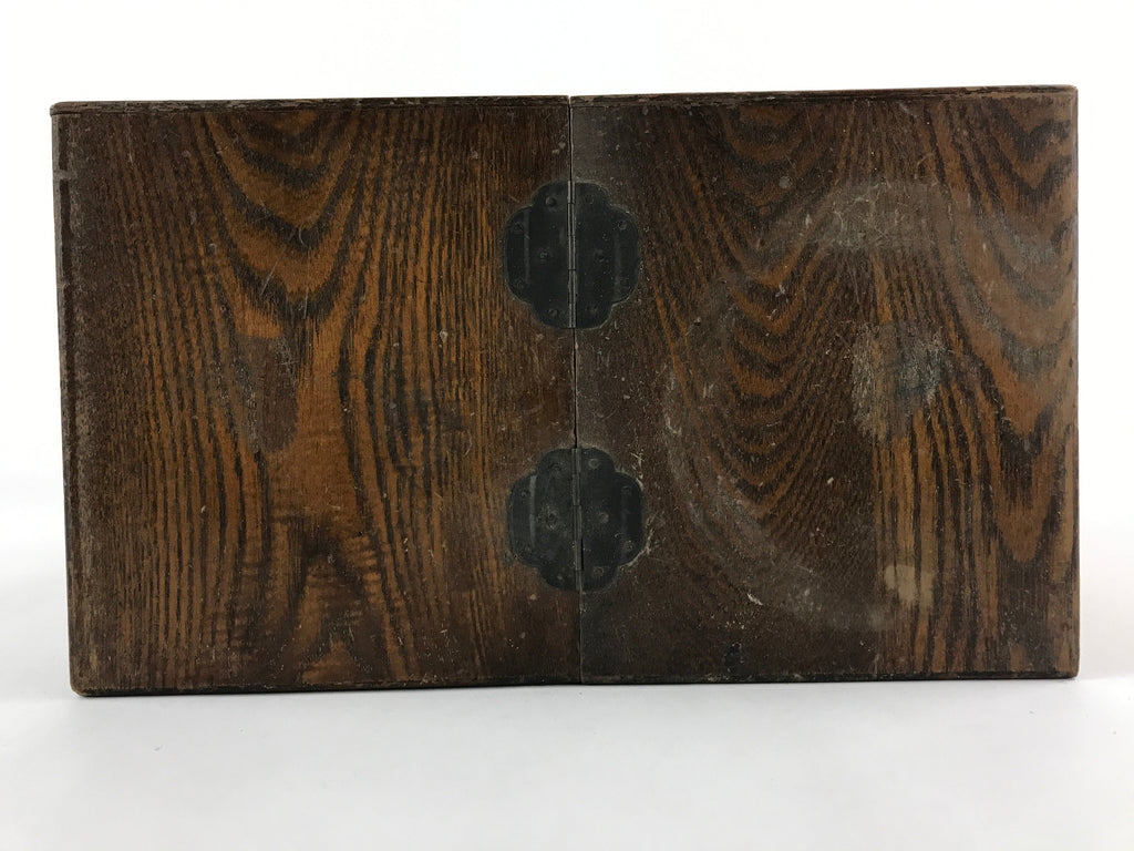 Japanese Wooden Sewing Box Haribako Vtg Tansu 4 Drawers Movable Pin Stand T347