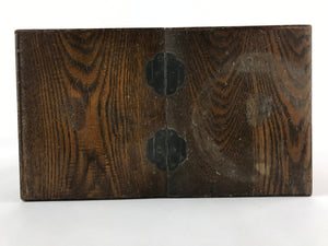 Japanese Wooden Sewing Box Haribako Vtg Tansu 5 Drawers Dark Brown