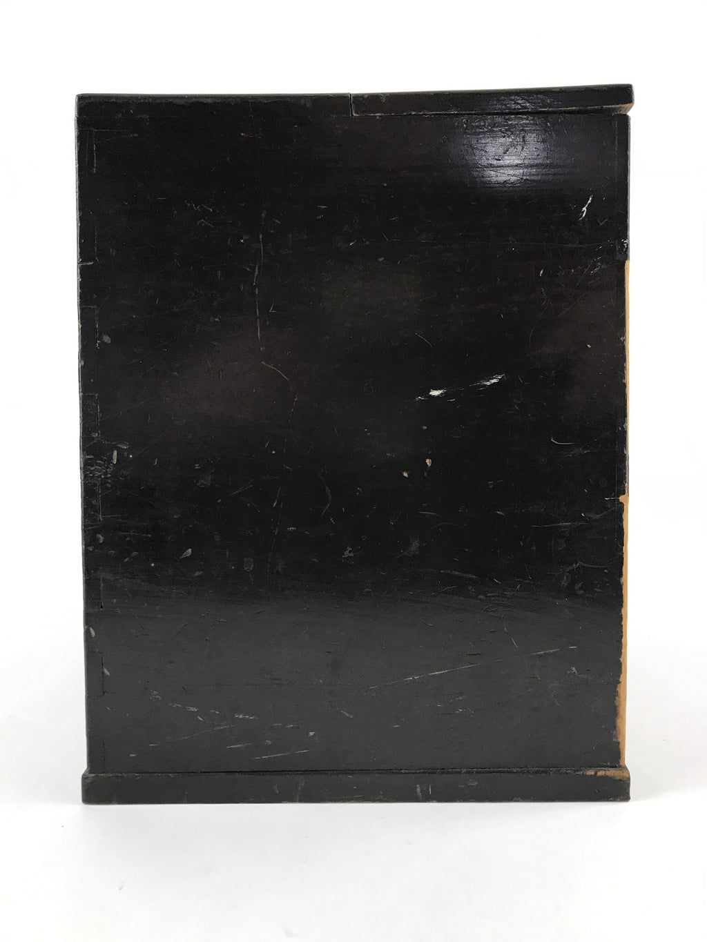 Japanese Wooden Sewing Box Haribako Vtg Tansu 5 Drawers Dark Brown T346