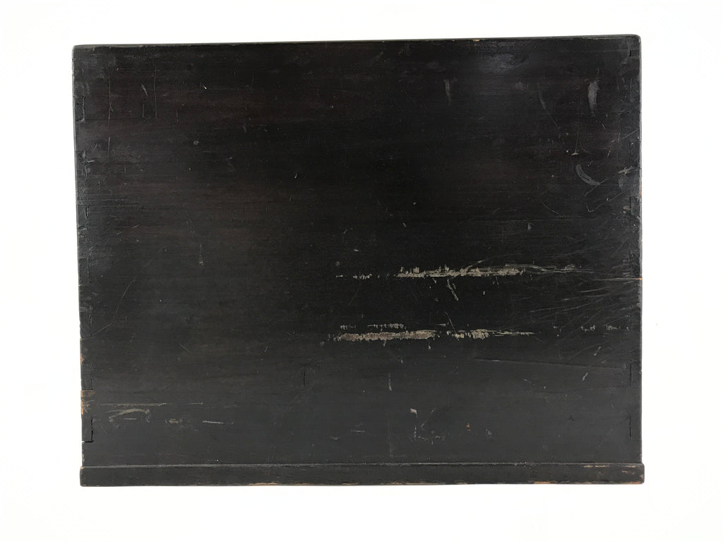 Japanese Wooden Sewing Box Haribako Vtg Tansu 5 Drawers Dark Brown T346