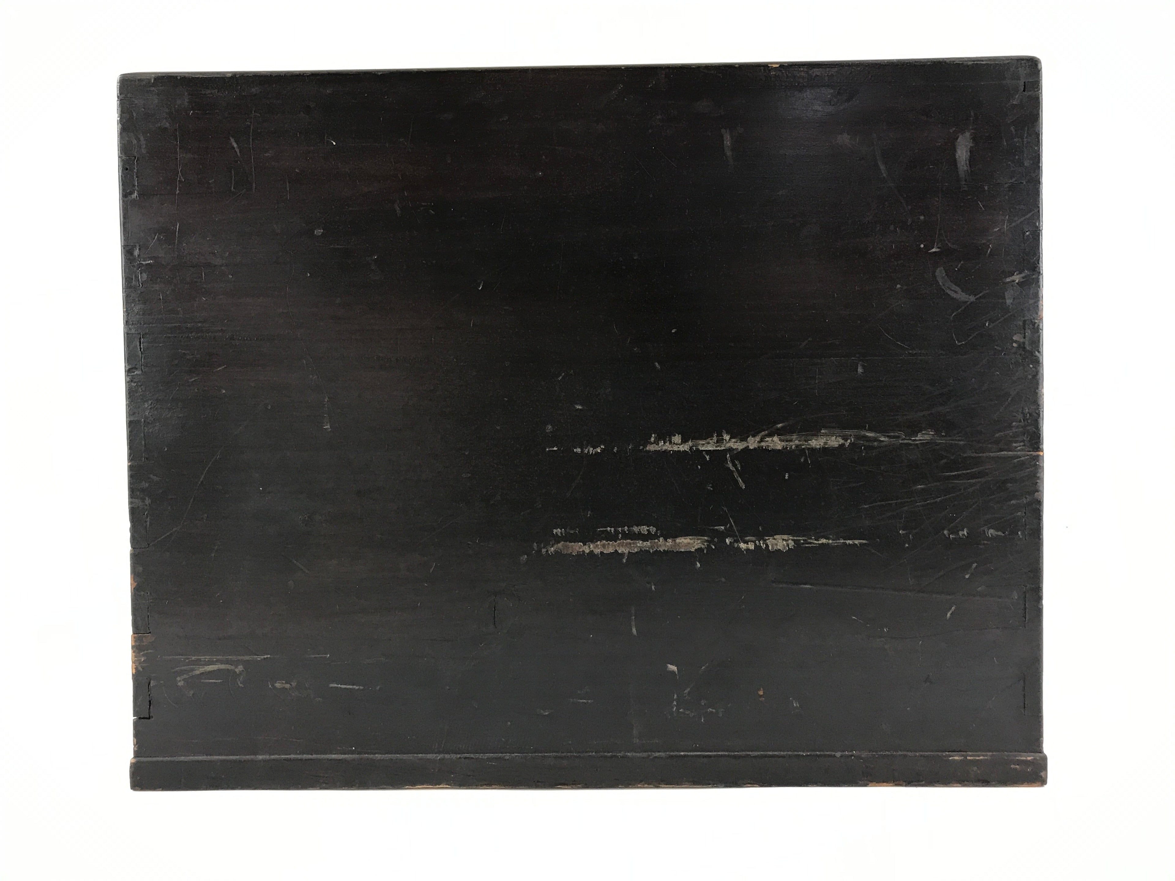 Japanese Wooden Sewing Box Haribako Vtg Tansu 5 Drawers Dark Brown T346